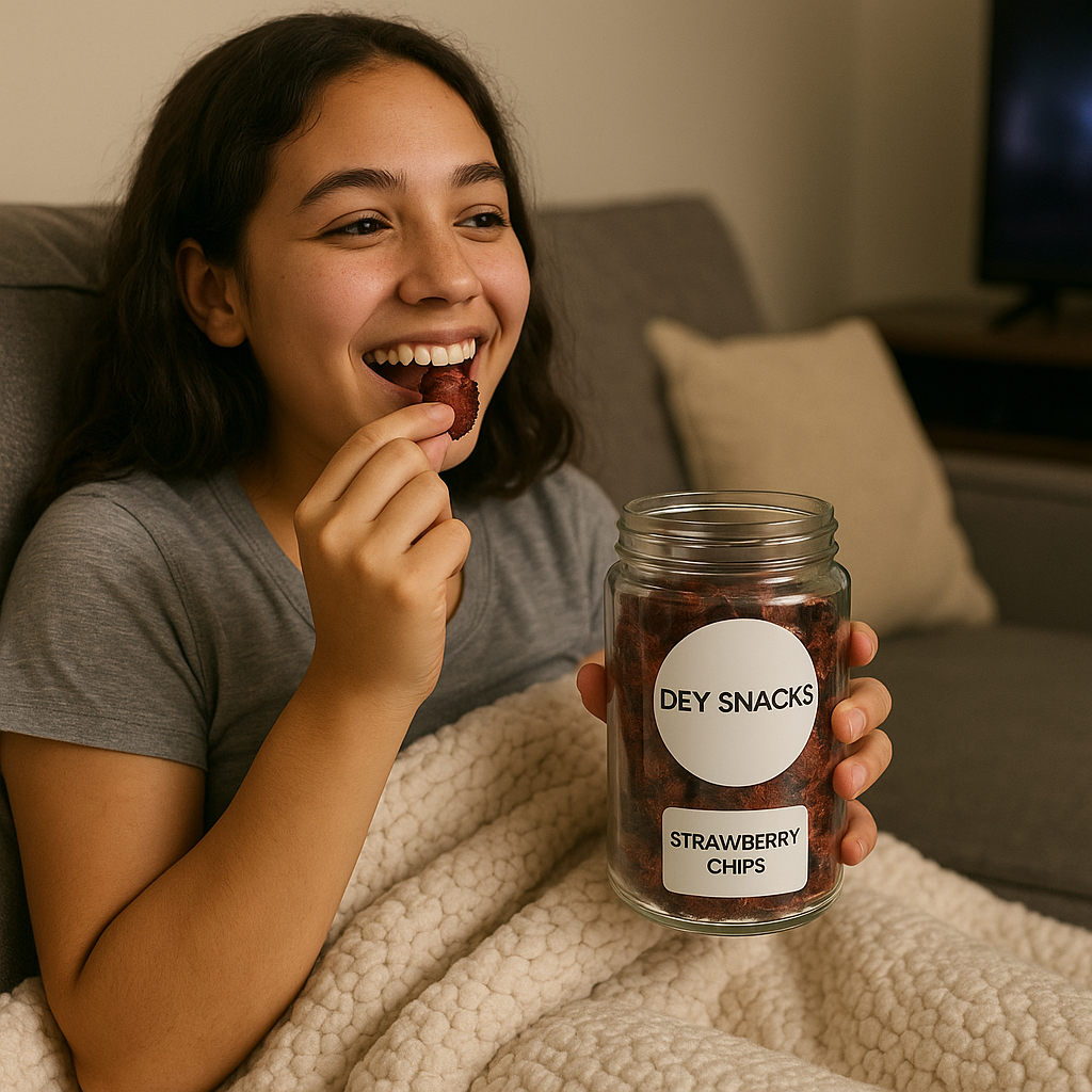 Dehydrated Strawberry Snacks