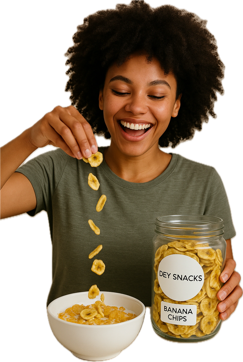 Dehydrated Banana snacks