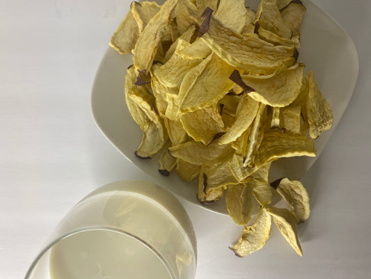Dehydrated plain Apple Chips Snacks
