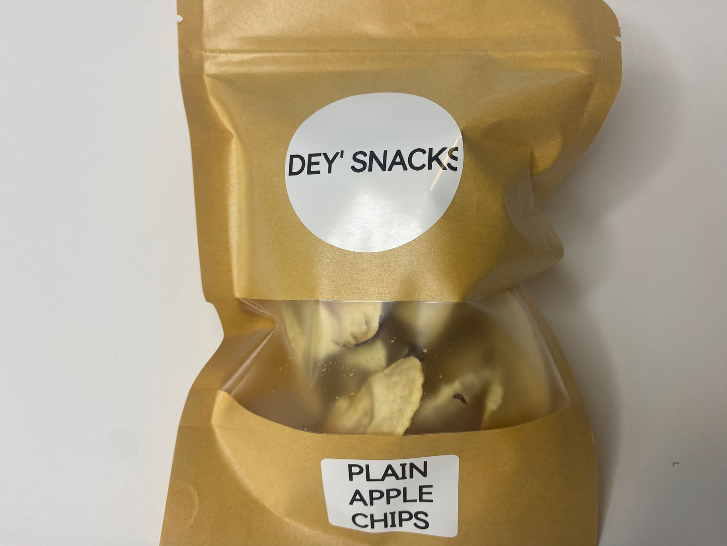 Dehydrated plain Apple Chips Snacks