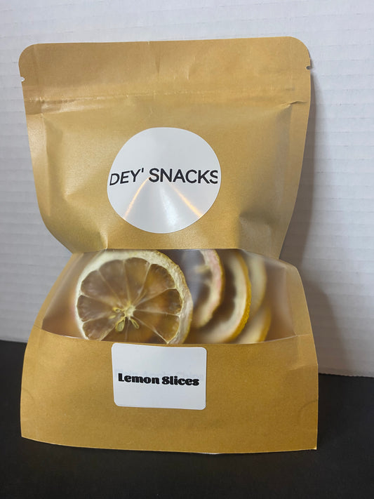 Dehydrated lemon slices