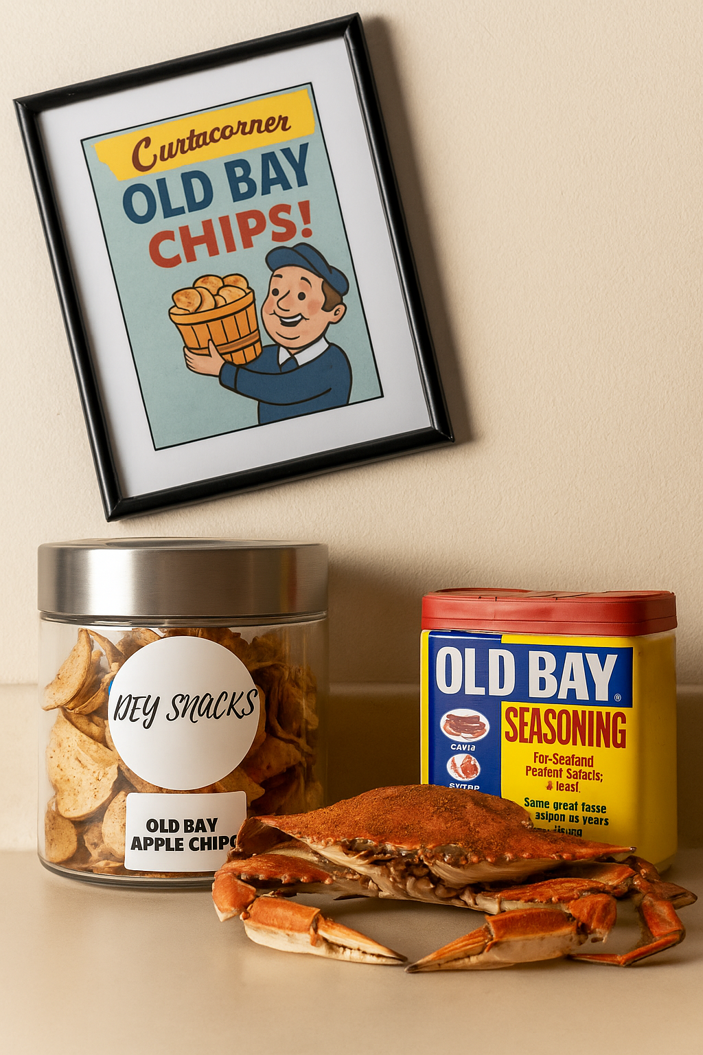 NEW! Dehydrated Old Bay Apple Chips