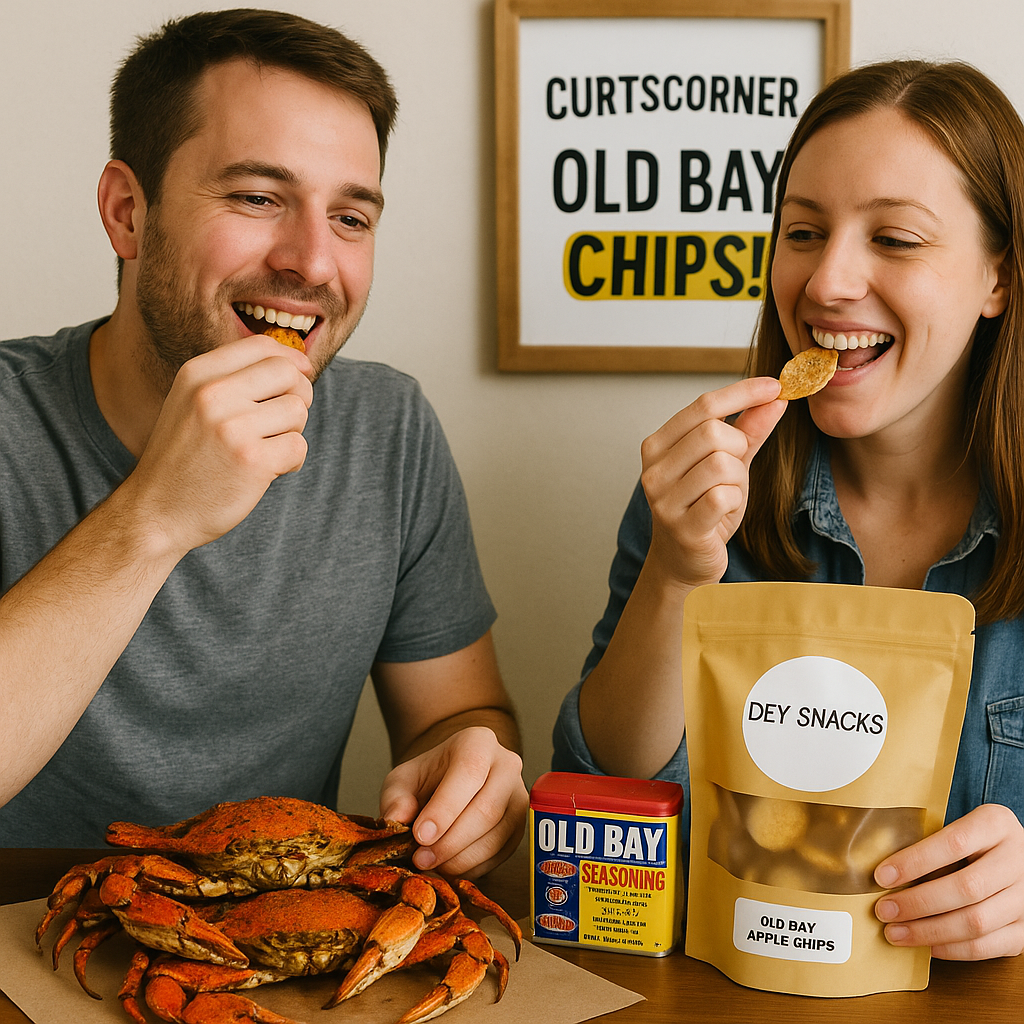 NEW! Dehydrated Old Bay Apple Chips